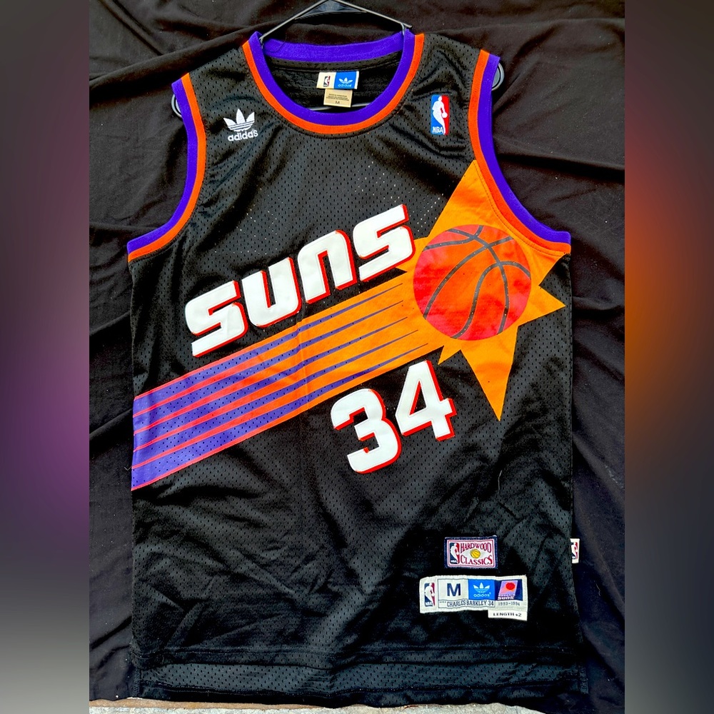 Adidas NBA Charles Barkley Phoenix Suns NBA HARDWOOD CLASSICS JERSEY